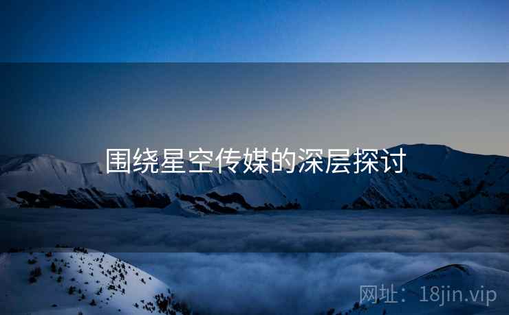 围绕星空传媒的深层探讨